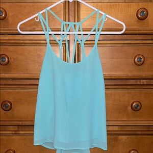 Elegant Strappy Turquoise Camisole